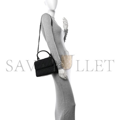 CHANEL TRENDY CC LAMBSKIN FLAP BAG A92236 B08960 94305 (25*17*9cm) 